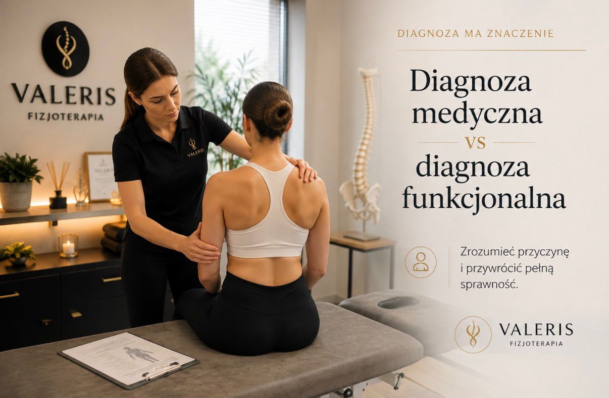 Diagnoza medyczna a diagnoza funkcjonalna - Valeris Fizjoterapia Kraków Diagnostyka funkcjonalna a diagnoza medyczna pacjenta w Valeris Fizjoterapia Kraków